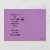 Effen oude spin briefkaart (Achterkant)