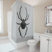 Effen oude spin douchegordijn (In situ)