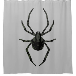Effen oude spin douchegordijn