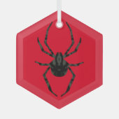 Effen oude spin glas ornament (Voorkant)