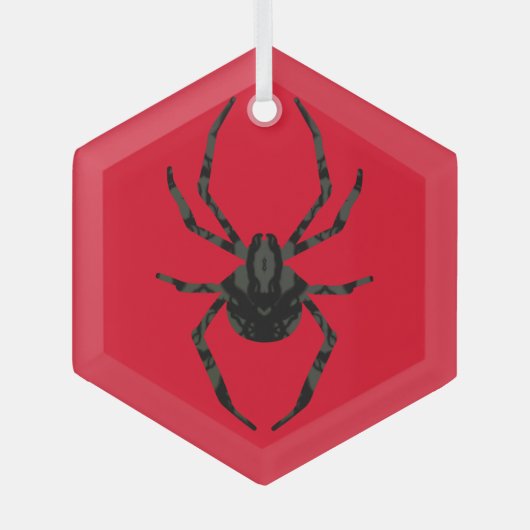 Effen oude spin glas ornament (Voorkant)