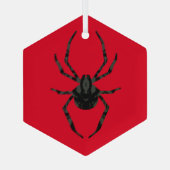 Effen oude spin glas ornament (Achterkant)