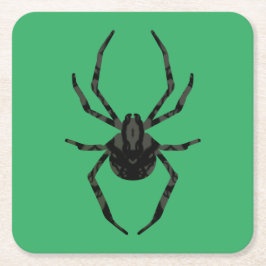 Effen oude spin kartonnen onderzetters