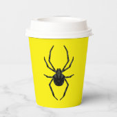 Effen oude spin papieren bekers (Achterkant)