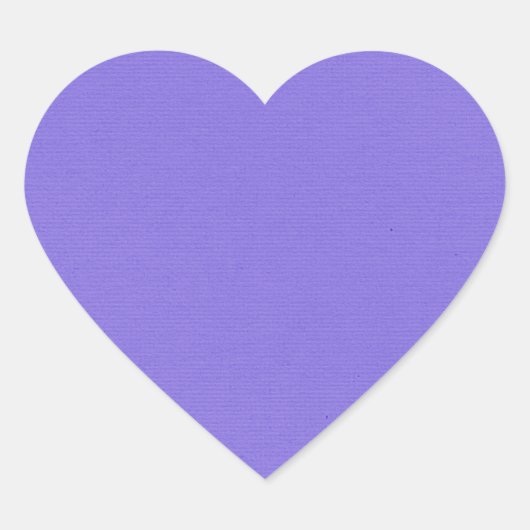 Effen Paars Hart Sticker (Voorkant)