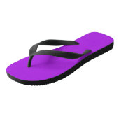 Effen paars teenslippers (Schuin)