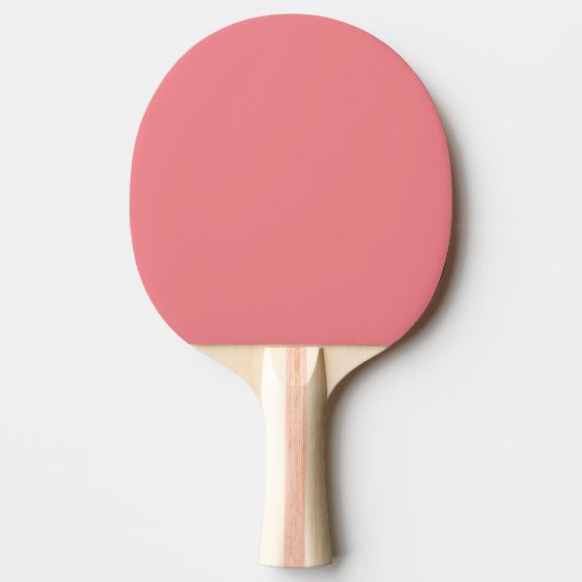 Effen perzik kleur tafeltennisbatje (Voorkant)