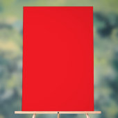 Effen rode achtergrond acryl bord (Neutraal)
