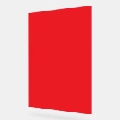 Effen rode achtergrond acryl bord (Hoek)