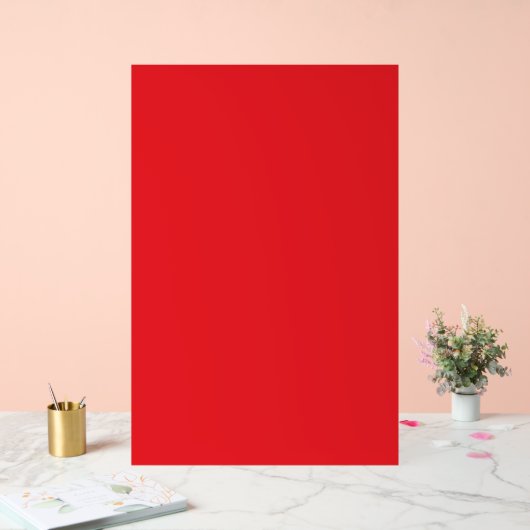 Effen rode achtergrond acryl bord (Huwelijk)