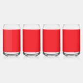Effen rode achtergrond blikvorm glas (Links)