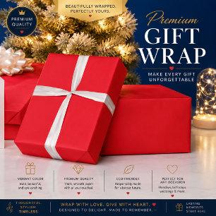 Effen rode achtergrond cadeaupapier