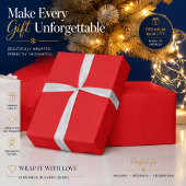Effen rode achtergrond cadeaupapier