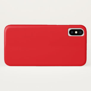 Effen rode achtergrond Case-Mate iPhone case