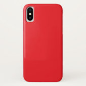 Effen rode achtergrond  Case-Mate iPhone case (Achterkant)