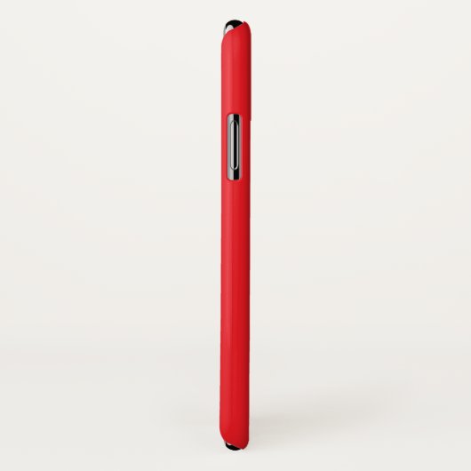 Effen rode achtergrond Case-Mate iPhone case (Achterkant / rechts)