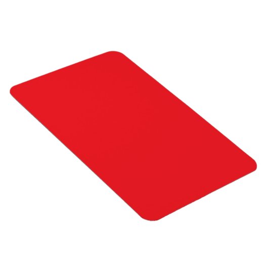 Effen rode achtergrond  magneet (Rechterzijde)