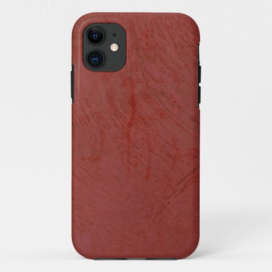 Effen rood Case-Mate iPhone case (Achterkant)