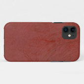 Effen rood Case-Mate iPhone case (Achterkant (horizontaal))