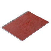 Effen rood notitieboek (Linkerzijde)