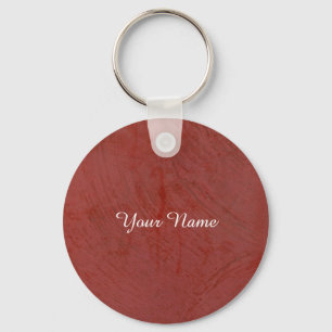 Effen rood sleutelhanger