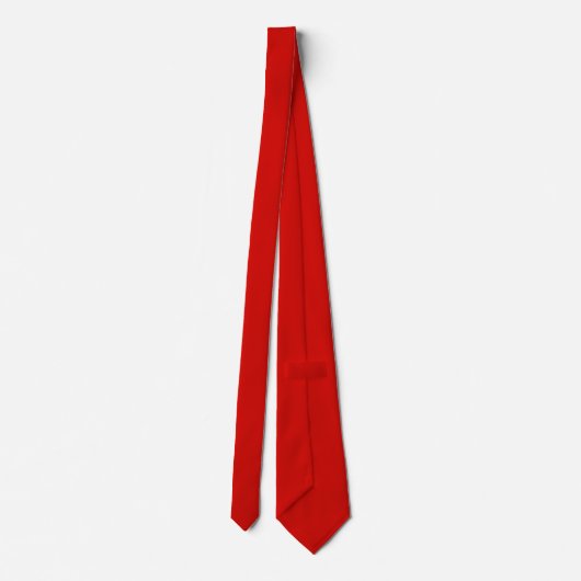 Effen rood stropdas (Achterkant)