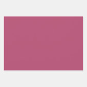 Effen Roos Frans Framboos roze tinten 3 tinten Inpakpapier Vel (Voorkant 2)