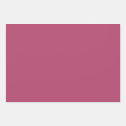 Effen Roos Frans Framboos roze tinten 3 tinten Inpakpapier Vel (Voorkant 2)