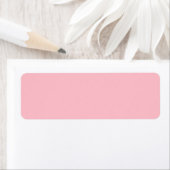 Effen Roze Blanco Etiket (Insitu)