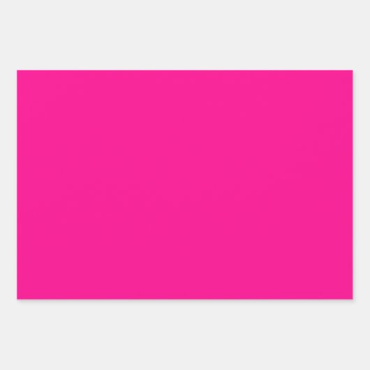 Effen roze geel groen inpakpapier vel (Voorkant)