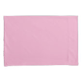 effen roze Kussenslopen (Voorkant-Rechts)