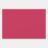 Effen Ruby Fandango Maroon Roze Tinten 3 Tones Inpakpapier Vel (Voorkant 3)