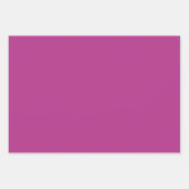 Effen Ruby Fandango Maroon Roze Tinten 3 Tones Inpakpapier Vel (Voorkant 2)