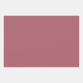 Effen Turks Roos Goud Roze tinten 3 tinten Inpakpapier Vel (Voorkant 3)