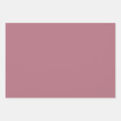 Effen Turks Roos Goud Roze tinten 3 tinten Inpakpapier Vel (Voorkant)