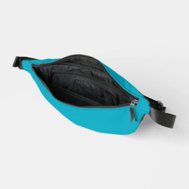 Effen turquoise achtergrond zonder zichtbaar patro heuptasje