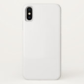 Effen wit Case-Mate iPhone case (Achterkant)
