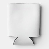 Effen witte effen kleur blikjeskoeler (Voorkant)