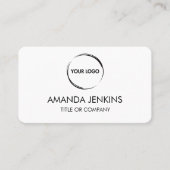 Effen witte generieke ontwerp Sjabloon Visitekaartje (Voorkant)