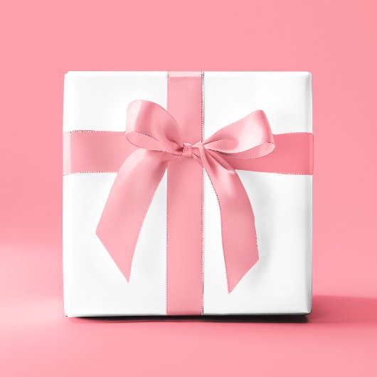 Effen witte kleur bruidsfeest cadeau cadeaupapier