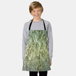 Effen witte textuur All-Over Print Schort, Gewone Schort
