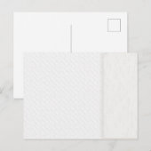  effen witte textuur bruiloft uitnodiging (Voorkant / Achterkant)