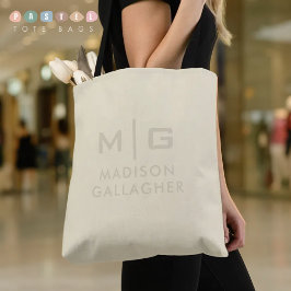 Effen zachte licht pastelkleurige crème beige gele tote bag