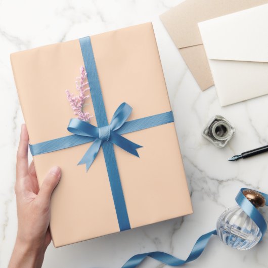 Effen Zachte Nectar Perzik Kleurschakering Cadeaupapier (Geschenken)