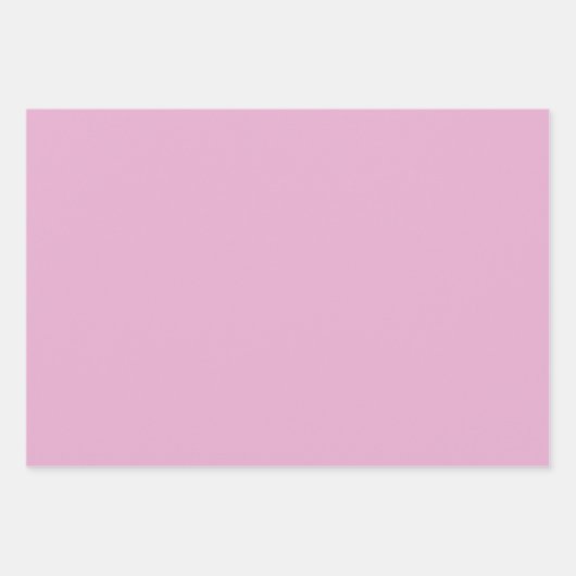 Effen Zalm Amarant Parel Roze tinten 3 tinten Inpakpapier Vel (Voorkant 3)