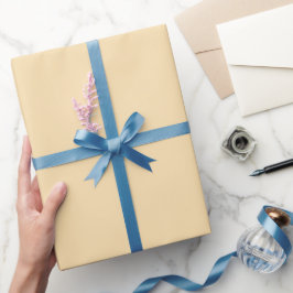 Effen zonnige blos perzik kleur tint toon cadeaupapier