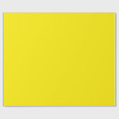 Effen zonnige gele kleur cadeaupapier (Vlak)