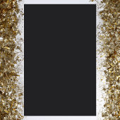 Effen zwart kleur flyer