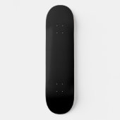 Effen zwart skateboard (Voorkant)