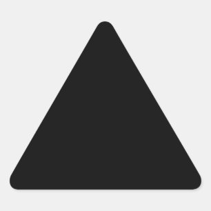 Effen zwart sticker